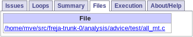 The Files Tab